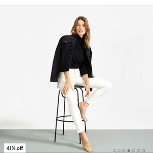 Everlane The High-Rise Skinny Jean - Bone